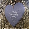 Memorial Slate Heart - Haning Decoration 